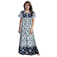 PMK FASHION 100% Cotton Nighty for Women || Long Length Printed Nighty/Maxi/Night Gown/Night Dress/Nightwear Inner  Sleepwear for Women's (Combo Pack of 2)-thumb3