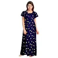 Comfortable Multicoloured Cotton Nightdress For Women Pack Of 2-thumb3