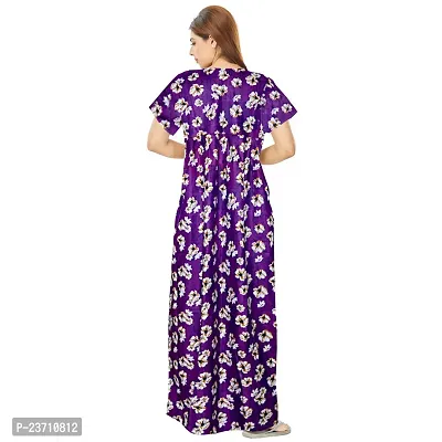 Stylish Multicoloured Cotton Printed Nighty For Women Pack Of 2-thumb4