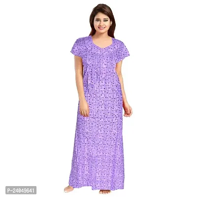 PMK FASHION 100% Cotton Kaftan for Women || Long Length Printed Nighty/Kaftan/Night Gown/Night Dress/Nightwear Inner  Sleepwear for Women's (Combo Pack of 2)-thumb4