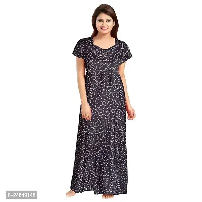 PMK FASHION 100% Cotton Kaftan for Women || Long Length Printed Nighty/Kaftan/Maxi/Night Gown/Night Dress/Nightwear Inner Sleepwear for Women's (Combo Pack of 2)-thumb2