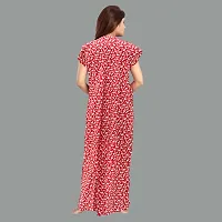 Elegant Cotton Printed Nighty For Women- Pack Of 2-thumb2