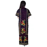 Stylish Multicoloured Cotton Printed Nighty For Women Pack Of 2-thumb4