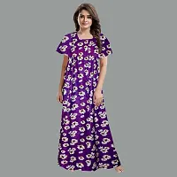 Elegant Cotton Printed Nighty For Women- Pack Of 2-thumb1