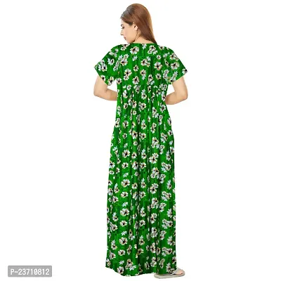 Stylish Multicoloured Cotton Printed Nighty For Women Pack Of 2-thumb2