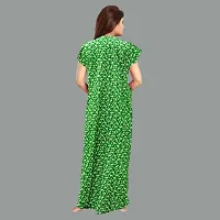 Elegant Cotton Printed Nighty For Women- Pack Of 2-thumb2