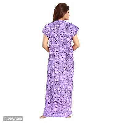 PMK FASHION 100% Cotton Kaftan for Women || Long Length Printed Nighty/Kaftan/Maxi/Night Gown/Nightwear Inner  Sleepwear for Women's (Combo Pack of 2)-thumb3