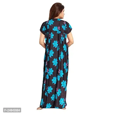 PMK FASHION 100% Cotton Kaftan for Women || Long Length Printed Nighty/Kaftan/Maxi/Night Gown/Night Dress/Nightwear Inner Sleepwear for Women's (Combo Pack of 2)-thumb3