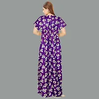 Elegant Cotton Printed Nighty For Women- Pack Of 2-thumb2