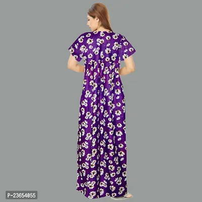 Elegant Cotton Printed Nighty For Women- Pack Of 2-thumb3