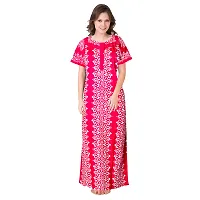 Comfortable Multicoloured Cotton Nightdress For Women Pack Of 2-thumb3