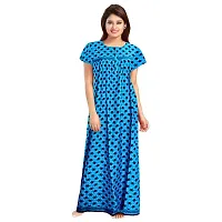 PMK FASHION 100% Cotton Kaftan || Long Length Printed Nighty/Kaftan/Maxi/Night Gown/Night Dress/Nightwear Inner  Sleepwear for Women's (Combo Pack of 2)-thumb3