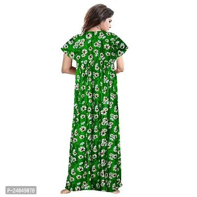 PMK FASHION 100% Cotton Nighty for Women || Long Length Printed Nighty/Maxi/Night Gown/Night Dress/Nightwear Inner  Sleepwear for Women's (Combo Pack of 2)-thumb3