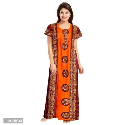 PMK FASHION 100% Cotton Kaftan for Women || Long Length Printed Nighty/Kaftan/Maxi/Night Gown/Night Dress/Nightwear Inner  Sleepwear for Women Combo Pack of 2-thumb2