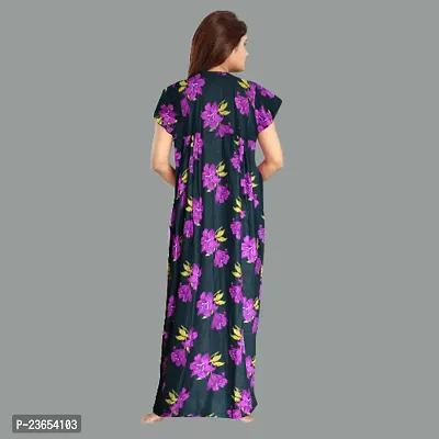 Elegant Cotton Printed Nighty For Women- Pack Of 2-thumb3