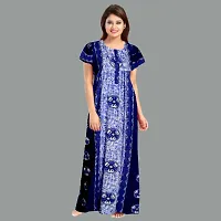 Elegant Cotton Printed Nighty For Women- Pack Of 2-thumb3