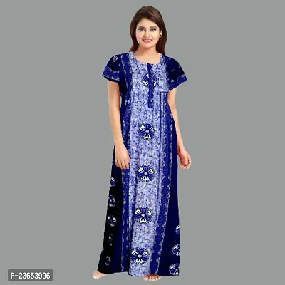 Elegant Cotton Printed Nighty For Women- Pack Of 2-thumb4