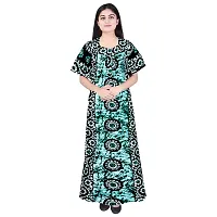 Stylish Multicoloured Cotton Printed Nighty For Women Pack Of 2-thumb1