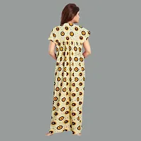 Elegant Cotton Printed Nighty For Women- Pack Of 2-thumb2