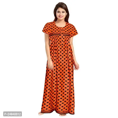 PMK FASHION 100% Cotton Kaftan for Women || Long Length Printed Nighty/Kaftan/Maxi/Night Gown/Nightwear Inner  Sleepwear for Women's (Combo Pack of 2)-thumb4