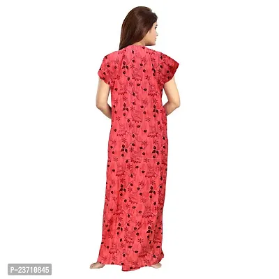 Stylish Multicoloured Cotton Printed Nighty For Women Pack Of 2-thumb5