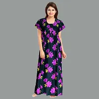 Elegant Cotton Printed Nighty For Women- Pack Of 2-thumb1