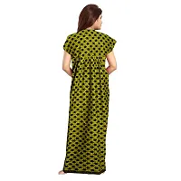 PMK FASHION 100% Cotton Nighty for Women || Long Length Printed Nighty/Maxi/Night Gown/Night Dress/Nightwear Inner  Sleepwear for Women's (Combo Pack of 2)-thumb2