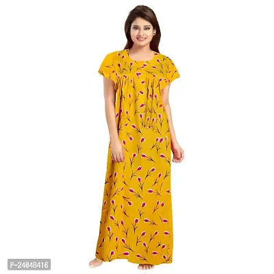 PMK FASHION 100% Cotton Kaftan for Women || Long Length Printed Nighty/Kaftan/Maxi/Night Gown/Night Dress/Nightwear Inner  Sleepwear for Women Combo Pack of 2-thumb4