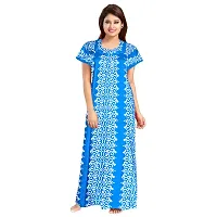 PMK FASHION 100% Cotton Kaftan for Women || Long Length Printed Nighty/Kaftan/Maxi/Night Gown/Night Dress/Nightwear Inner  Sleepwear for Women's (Combo Pack of 2)-thumb3