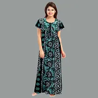 Elegant Cotton Printed Nighty For Women- Pack Of 2-thumb1