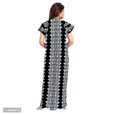 PMK FASHION 100% Cotton Kaftan for Women || Long Length Printed Nighty/Kaftan/Maxi/Night Gown/Night Dress/Nightwear Inner  Sleepwear for Women's (Combo Pack of 2)-thumb5