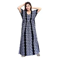 PMK FASHION 100% Cotton Kaftan for Women || Long Length Printed Nighty/Kaftan/Maxi/Night Gown/Night Dress/Nightwear Inner  Sleepwear for Women's (Combo Pack of 2)-thumb1