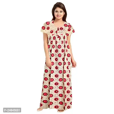 PMK FASHION 100% Cotton Kaftan for Women || Long Length Printed Nighty/Kaftan/Maxi/Night Gown/Night Dress/Nightwear Inner  Sleepwear for Women's (Combo Pack of 2)-thumb2