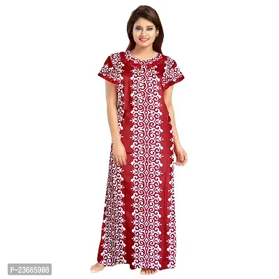 Comfortable Multicoloured Cotton Nightdress For Women Pack Of 2-thumb4