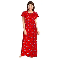 Comfortable Multicoloured Cotton Nightdress For Women Pack Of 2-thumb1