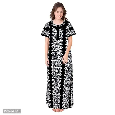 PMK FASHION 100% Cotton Kaftan for Women || Long Length Printed Nighty/Kaftan/Maxi/Night Gown/Night Dress/Nightwear Inner  Sleepwear for Women Combo Pack of 2-thumb2