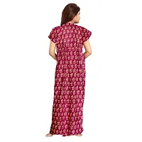 PMK FASHION 100% Cotton Kaftan for Women || Long Length Printed Nighty/Kaftan/Maxi/Night Gown/Night Dress/Nightwear Inner  Sleepwear for Women Combo Pack of 2-thumb3