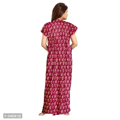 PMK FASHION 100% Cotton Kaftan for Women || Long Length Printed Nighty/Kaftan/Maxi/Night Gown/Night Dress/Nightwear Inner  Sleepwear for Women Combo Pack of 2-thumb4