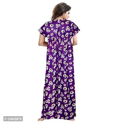 PMK FASHION 100% Cotton Nighty for Women || Long Length Printed Nighty/Maxi/Night Gown/Night Dress/Nightwear Inner  Sleepwear for Women's (Combo Pack of 2)-thumb5