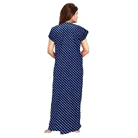 PMK FASHION 100% Cotton Kaftan for Women || Long Length Printed Nighty/Kaftan/Maxi/Night Gown/Nightwear Inner  Sleepwear for Women's, (Combo Pack of 2) Dark Green-thumb4