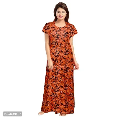 PMK FASHION 100% Cotton Kaftan for Women || Long Length Printed Nighty/Kaftan/Maxi/Night Gown/Night Dress/Nightwear Inner  Sleepwear for Women's (Combo Pack of 2)-thumb4