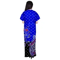 Stylish Multicoloured Cotton Printed Nighty For Women Pack Of 2-thumb4