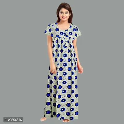 Elegant Cotton Printed Nighty For Women- Pack Of 2-thumb4