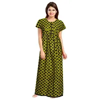 PMK FASHION 100% Cotton Kaftan for Women Long Length Printed Nighty/Kaftan/Maxi/Night Gown/Night Dress/Nightwear.  Sleepwear for Women s (Combo Pack of 2)-thumb1