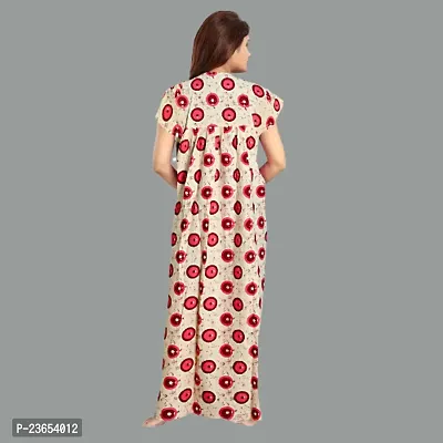 Elegant Cotton Printed Nighty For Women- Pack Of 2-thumb3