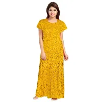 PMK FASHION 100% Cotton Kaftan for Women || Long Length Printed Nighty/Kaftan/Night Gown/Night Dress/Nightwear Inner  Sleepwear for Women's (Combo Pack of 2)-thumb3