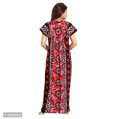 PMK FASHION 100% Cotton Kaftan for Women || Long Length Printed Nighty/Kaftan/Maxi/Night Gown/Night Dress/Nightwear Inner  Sleepwear for Women Combo Pack of 2-thumb3