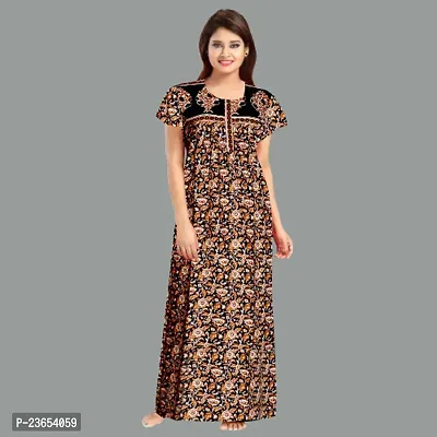 Elegant Cotton Printed Nighty For Women- Pack Of 2-thumb4