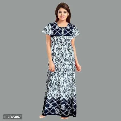 Elegant Cotton Printed Nighty For Women- Pack Of 2-thumb4