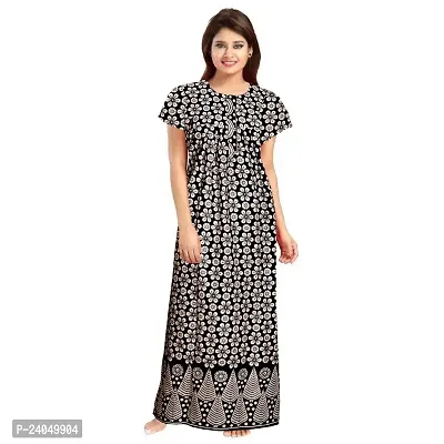 PMK FASHION 100% Cotton Kaftan for Women || Long Length Printed Nighty/Kaftan/Maxi/Night Gown/Night Dress/Nightwear Inner Sleepwear for Women's (Combo Pack of 2)-thumb4